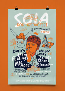 Club Studio: illustraties SOIA Koningsdag